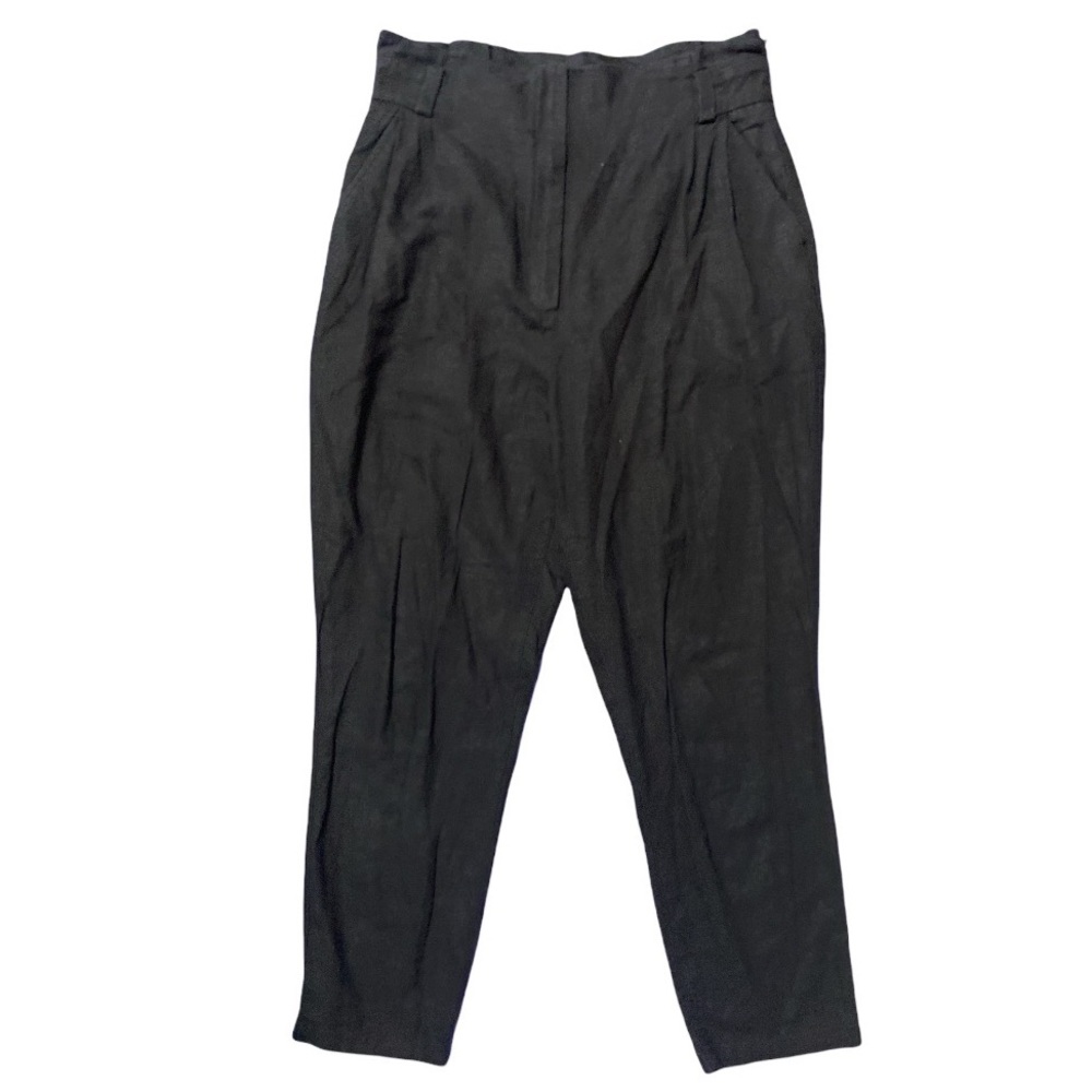 ASOS Black High-Waist Tapered Pants